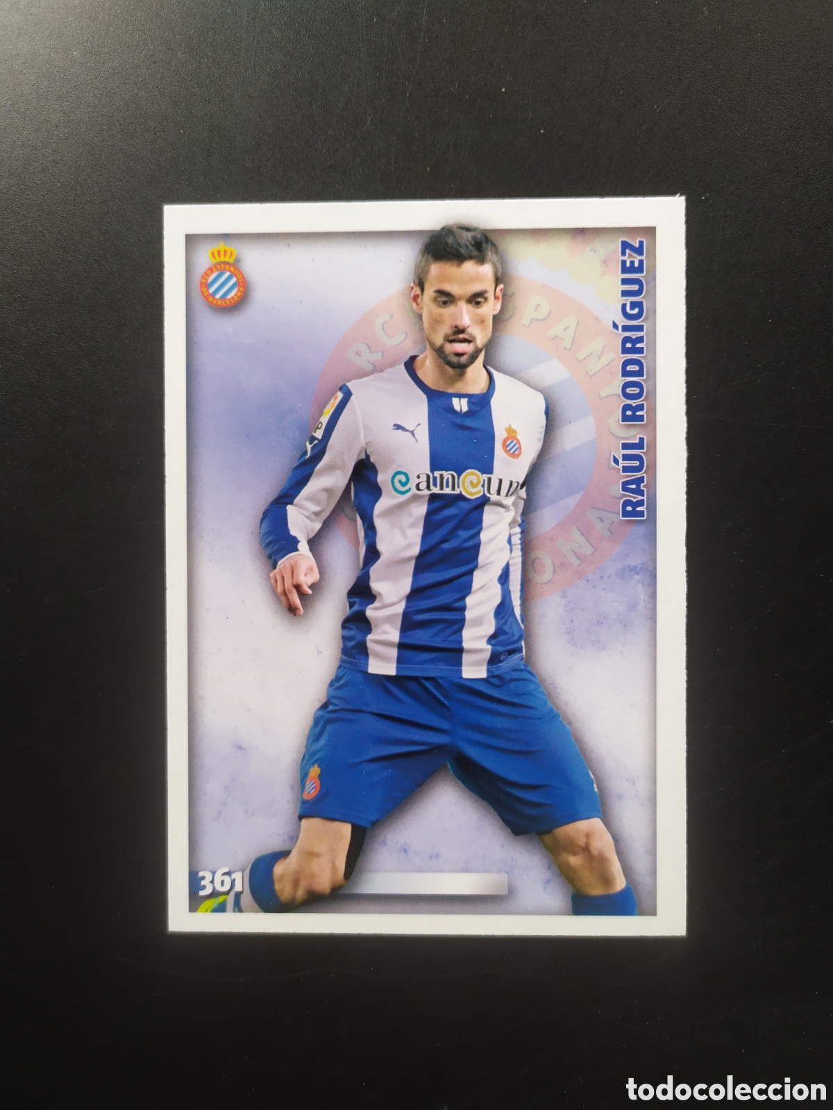 Football Stickers: Mundicromo fichas Liga 2014 2015 14 15 Ra&uacute;l Rodr&iacute;guez n&deg; 361 Espanyol