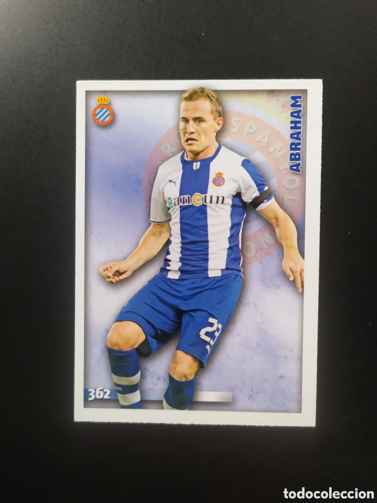 Cromos de f&uacute;tbol: Mundicromo fichas Liga 2014 2015 14 15 Abraham n&deg; 362 Espanyol