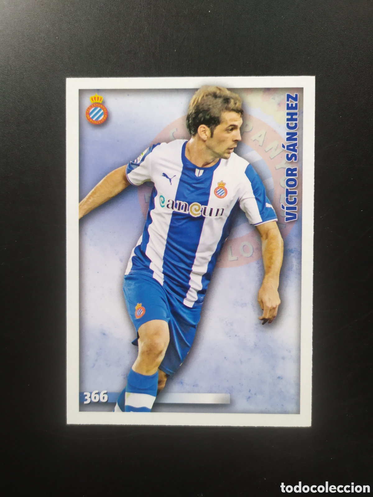 Figurine di Calcio: Mundicromo fichas Liga 2014 2015 14 15 V&iacute;ctor S&aacute;nchez n&deg; 366 Espanyol