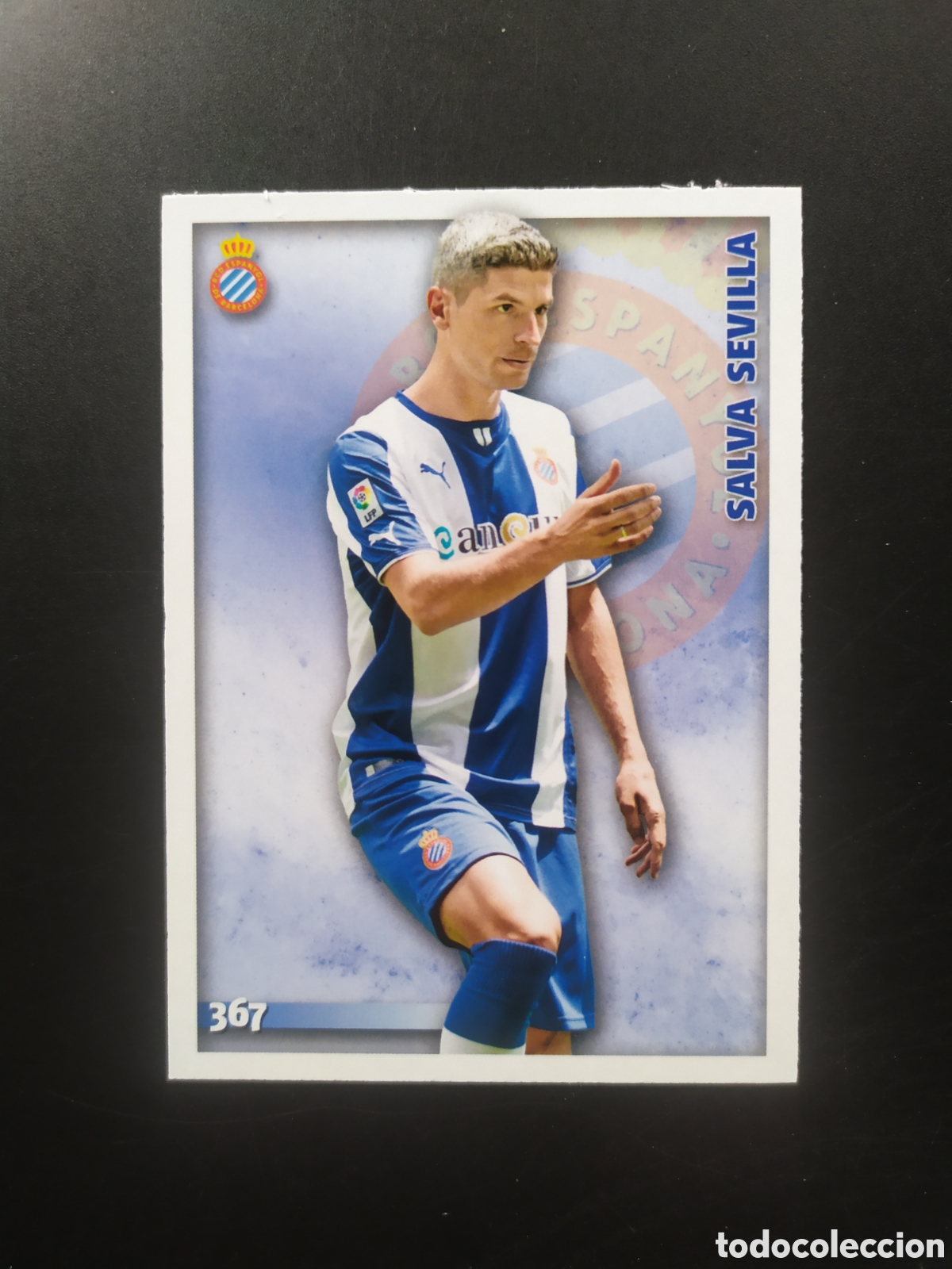 Football Stickers: Mundicromo fichas Liga 2014 2015 14 15 Salva Sevilla n&deg; 367 Espanyol
