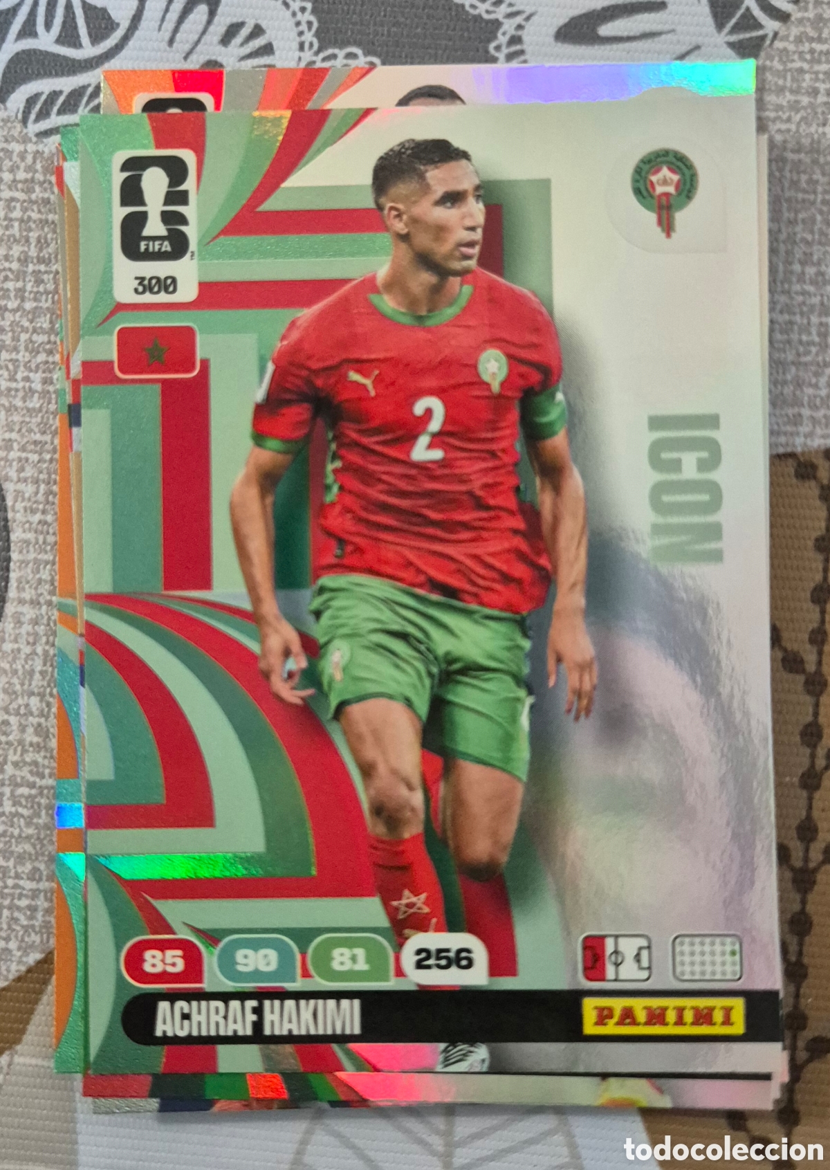 Cromos de F&uacute;tbol: 300 hakimi marruecos icon adrenalyn fifa world cup 2026