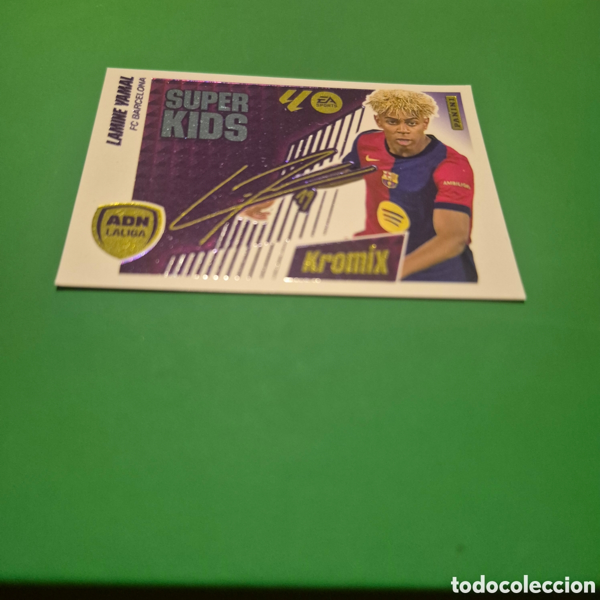Cromos de F&uacute;tbol: LAMINE YAMAL F. C. BARCELONA SUPER KIDS KROMIX LIGA ESTE 2025/2026 25 26 NUNCA PEGADO SIN PEGAR