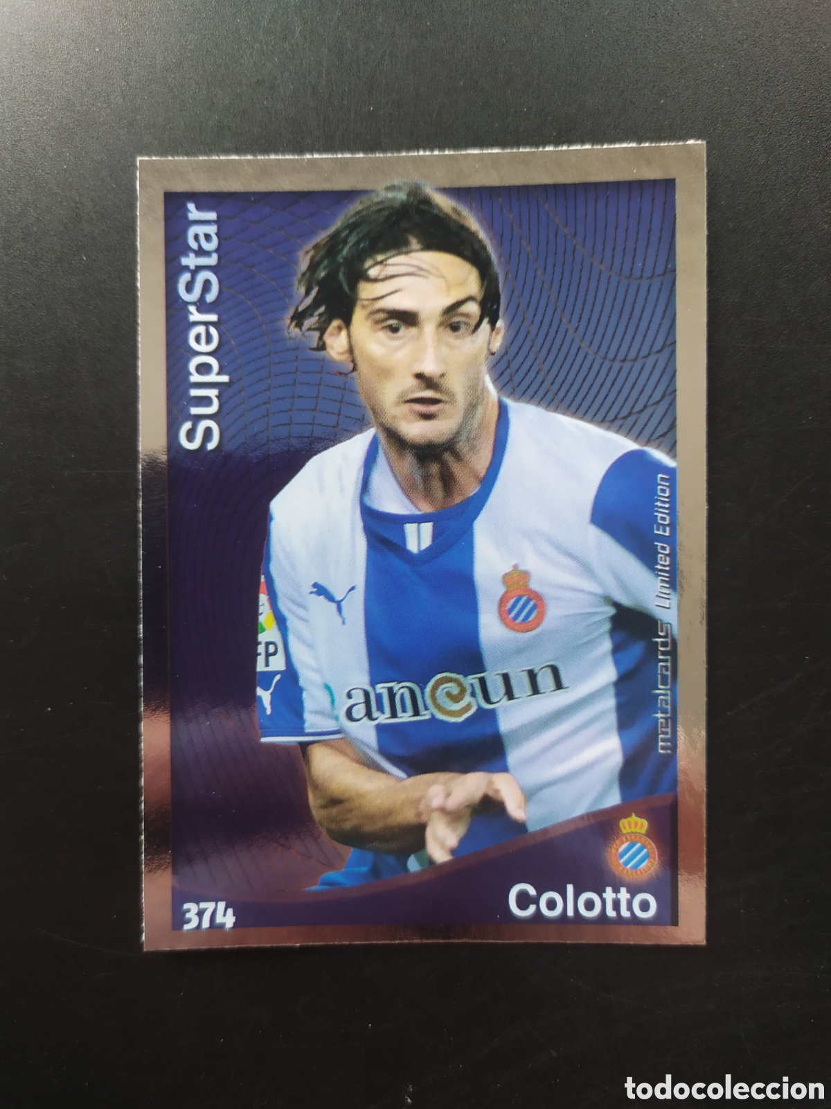 Figurine di Calcio: Mundicromo fichas Liga 2014 2015 14 15 Colotto superstar metalcards limited edition n&deg; 374 Espanyol