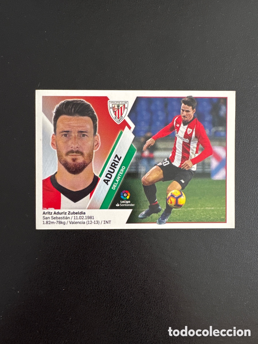 Cromos de f&uacute;tbol: ADURIZ ATHLETIC DE BILBAO N&Uacute;MERO 16 LIGA ESTE 2019 2020