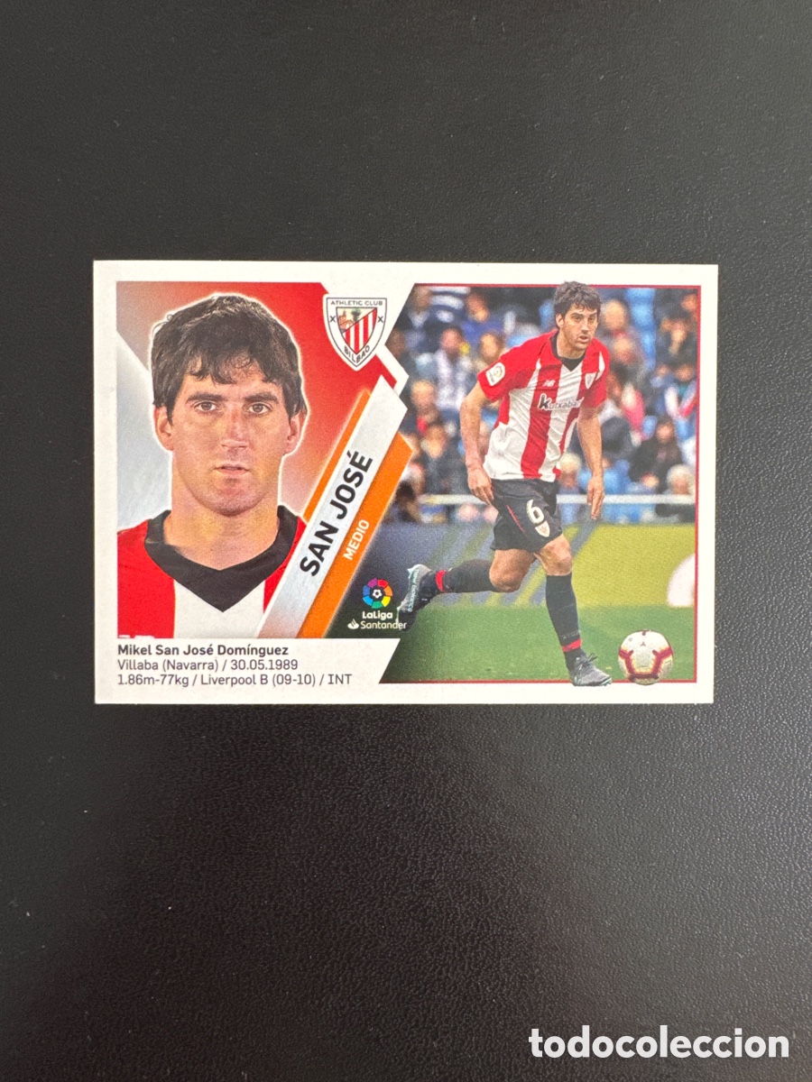 Fu&szlig;ball-Sticker: SAN JOS&Eacute; ATHLETIC DE BILBAO N&Uacute;MERO 9 LIGA ESTE 2019 2020