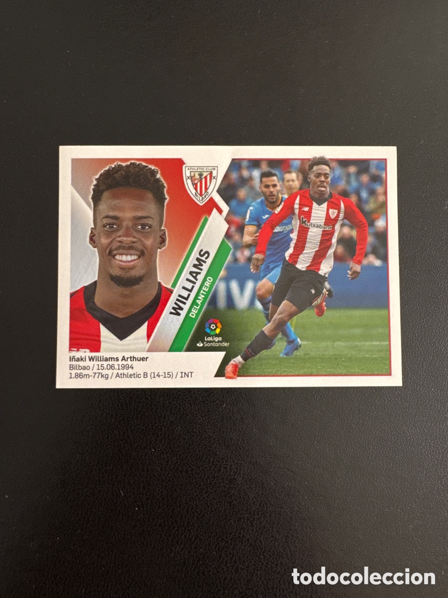 Figurine di Calcio: WILLIAMS ATHLETIC DE BILBAO N&Uacute;MERO 14 LIGA ESTE 2019 2020