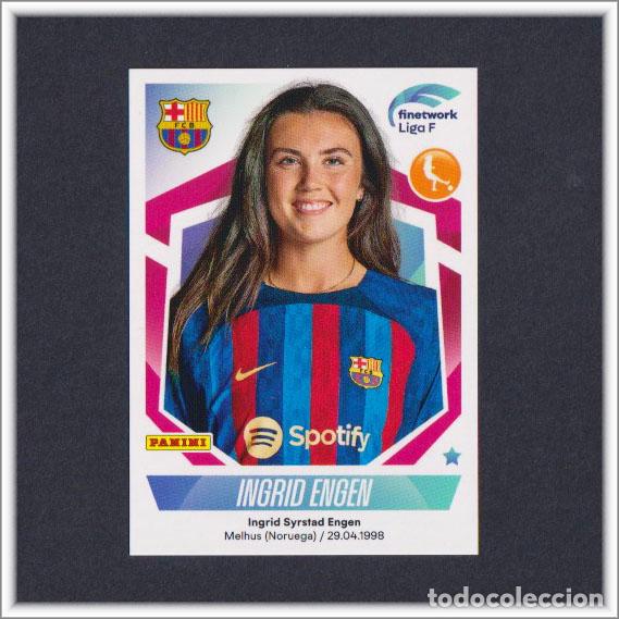 Cromos de Futebol: LIGA F FEMENINA 2022 2023 22 23 PANINI INGRID ENGEN 125 BARCELONA BAR&Ccedil;A COLECCI&Oacute;N ALBUM - ESTE