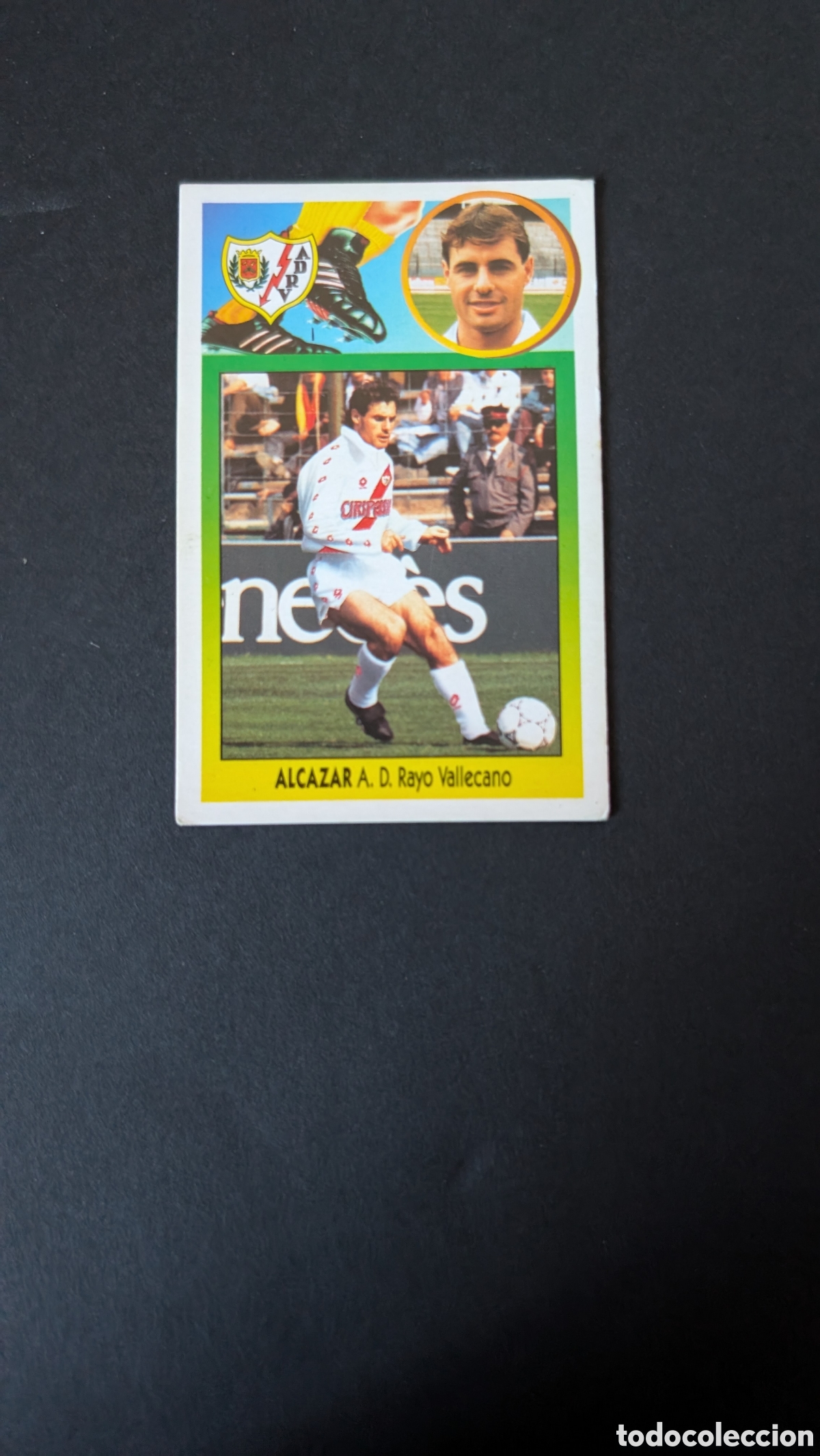 Cromos de Futebol: ALCAZAR RAYO VALLECANO FICHAJE 5 CARTON LIGA ESTE 1993/94 93 94 NUNCA PEGADO SIN PEGAR
