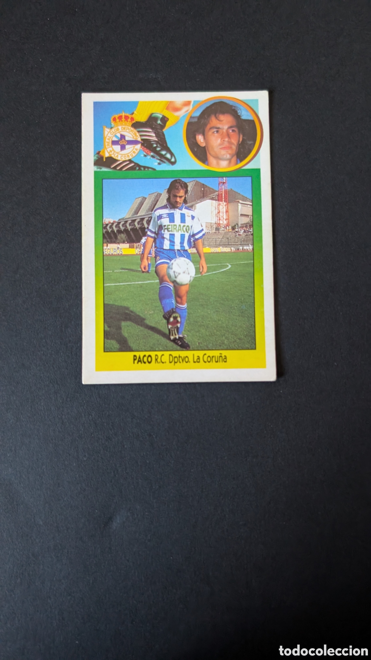 Cromos de Futebol: PACO DEPORTIVO COLOCA CARTON LIGA ESTE 1993/94 93 94 NUNCA PEGADO SIN PEGAR