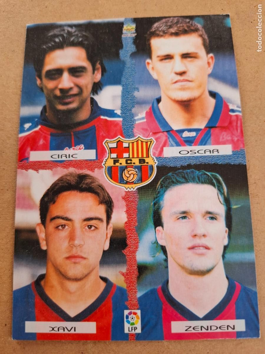 Cromos de F&uacute;tbol: MUNDICROMO TOP LIGA 99 - XAVI ( ROOKIE ) - FC. BARCELONA ( 8 JUGADORES )