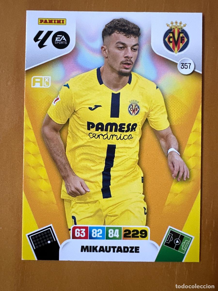 Cromos de F&uacute;tbol: 357 Georges Mikautadze, Villarreal CF, Panini Adrenalyn XL La Liga 2025 2026 25 26