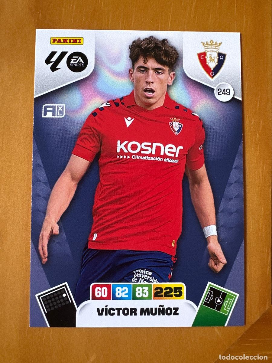 Cartes &agrave; collectionner de Football: 249 V&iacute;ctor Mu&ntilde;oz, CA Osasuna, Panini Adrenalyn XL La Liga 2025 2026 25 26