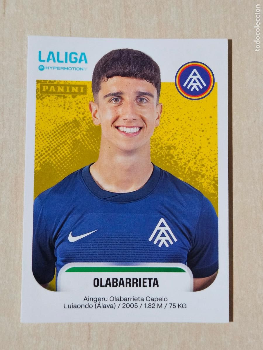 Cartes &agrave; collectionner de Football: N&ordm; 56 OLABARRIETA - ANDORRA - CROMO - LIGA HYPERMOTION 2025 2026 SEGUNDA DIVISION 25 26