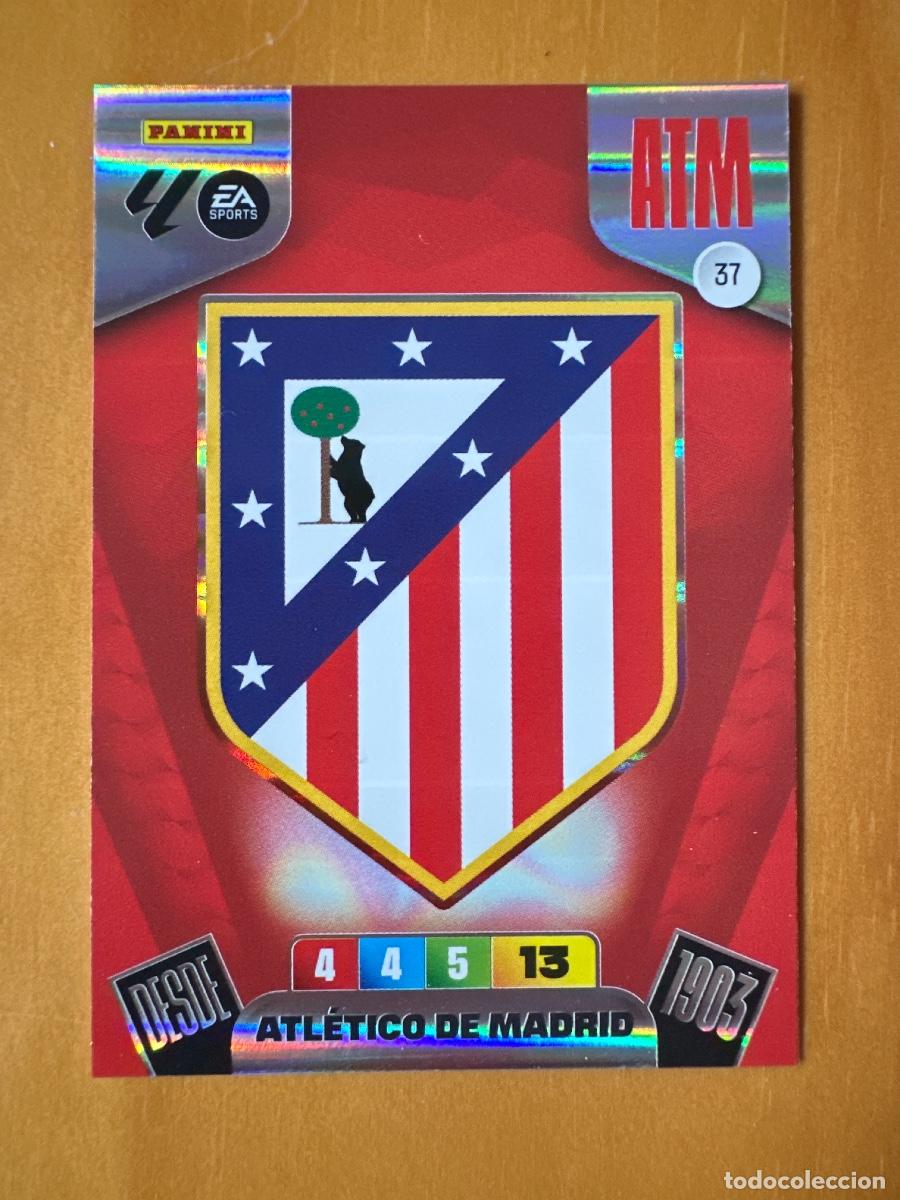 Cromos de Futebol: 37 Escudo Atl&eacute;tico de Madrid, Panini Adrenalyn XL La Liga 2025 2026 25 26