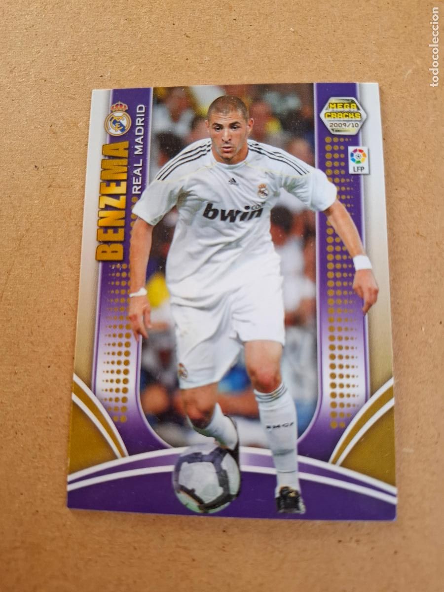 Fu&szlig;ball-Sticker: MEGACRACKS 2009 2010 09 10 - PANINI - 143 BENZEMA - REAL MADRID