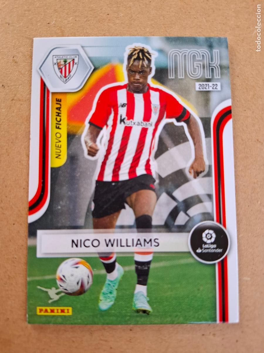 Cromos de F&uacute;tbol: MEGACRACKS 2021 2022 21 22 - PANINI - 437 NICO WILLIAMS ( ROOKIE ) - ATHLETIC CLUB