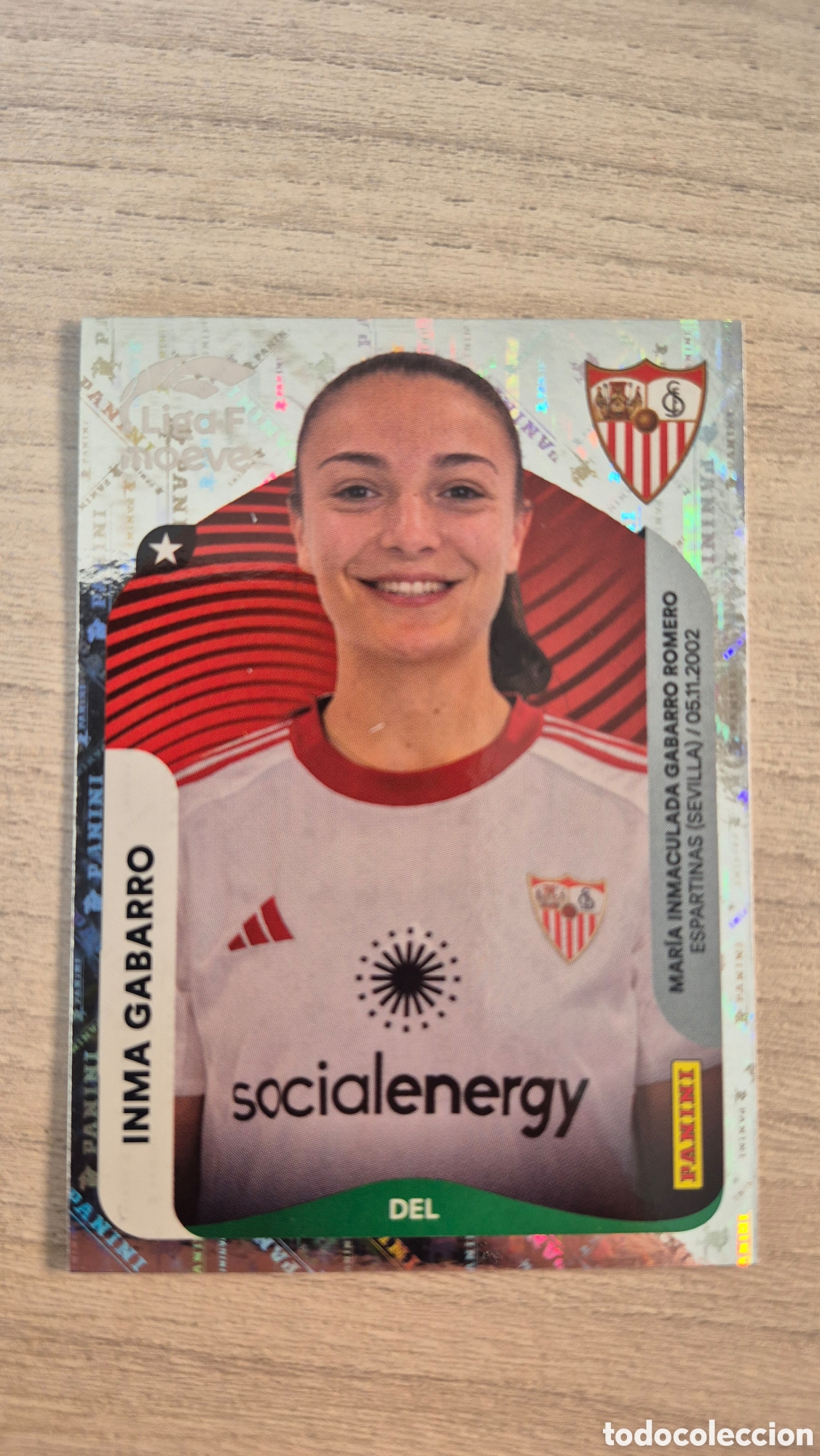 Fu&szlig;ball-Sticker: N&deg;320 Sevilla FC Inma Gabarro Liga Femenina 25/26