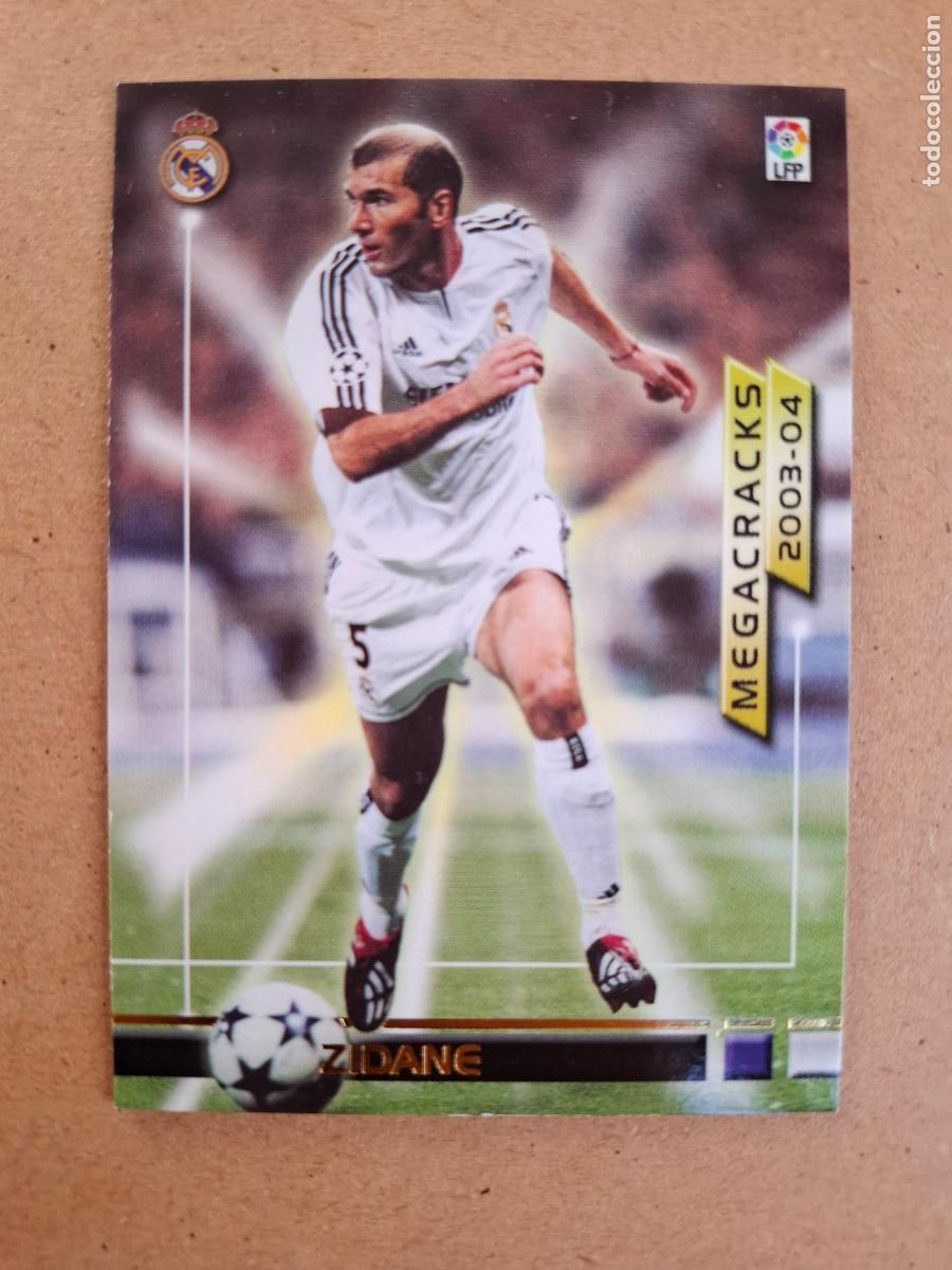 Fu&szlig;ball-Sticker: MEGAFICHAS 2003 2004 03 04 ( EDICI&Oacute;N JAPONESA ) PANINI - MC15 ZIDANE ( MEGACRACKS ) - REAL MADRID