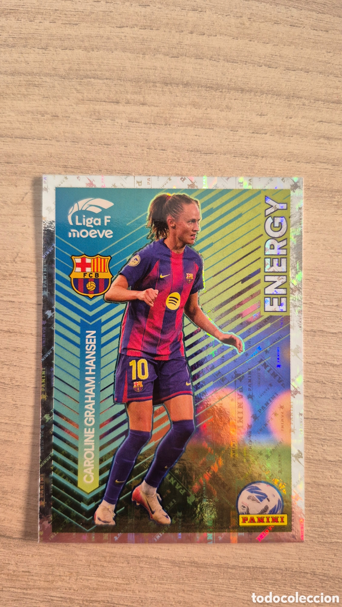 Cromos de Futebol: N&deg;334 Energy Caroline Graham Hansen-FC Barcelona Liga Femenina 25/26