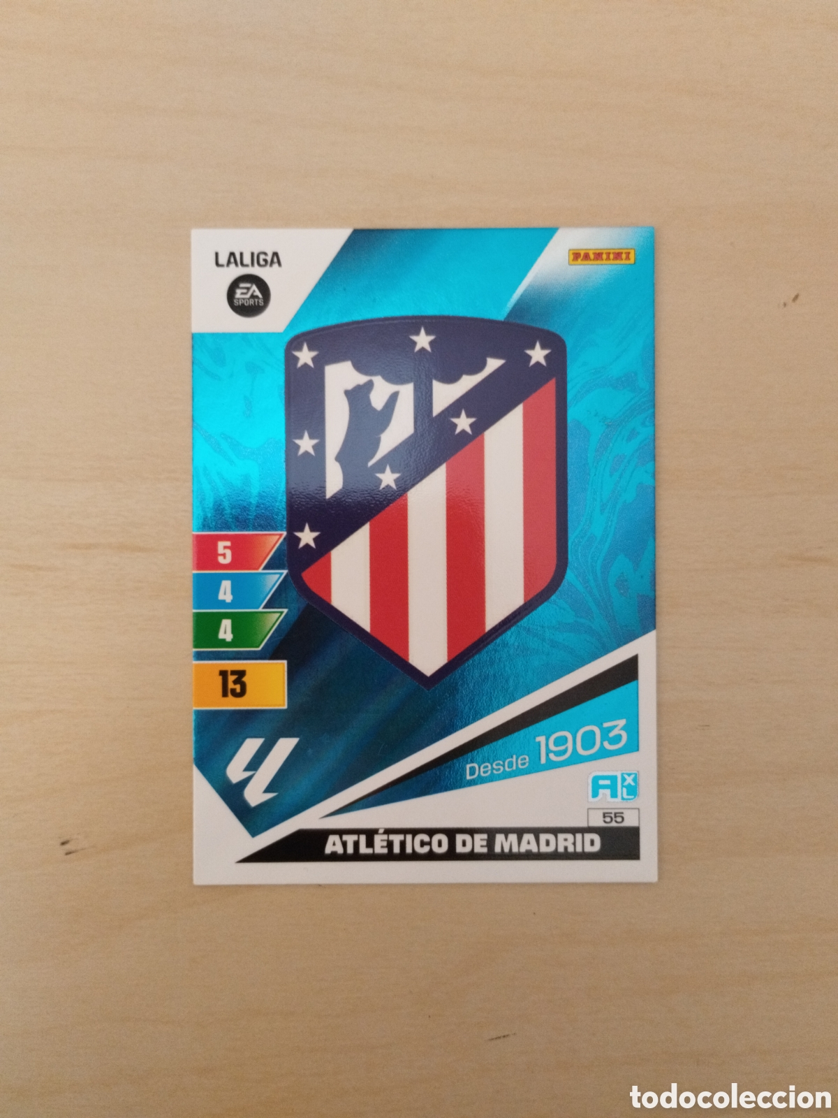 Cromos de F&uacute;tbol: Escudo Atl&eacute;tico De Madrid 55 Adrenalyn XL 2023-24