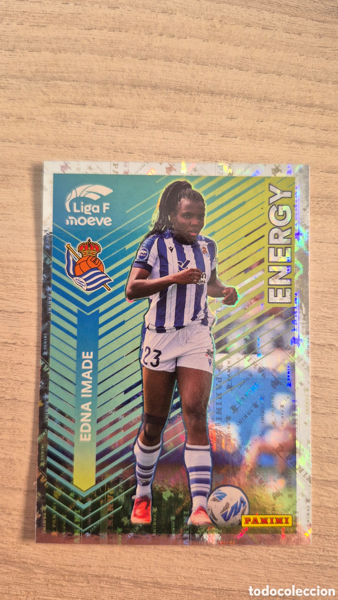 Cromos de Futebol: N&deg;337 Energy Edna Imade-Real Sociedad Liga Femenina 25/26