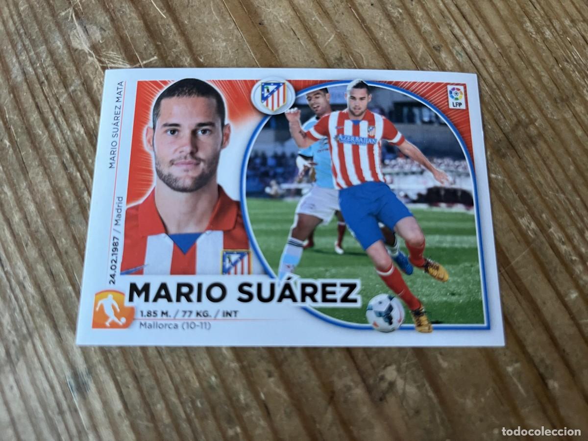 Figurine di Calcio: CROMO SIN PEGAR NUNCA PEGADO ALBUM LIGA ESTE 14 15 2014 2015 ATLETICO MADRID # 11 MARIO SUAREZ
