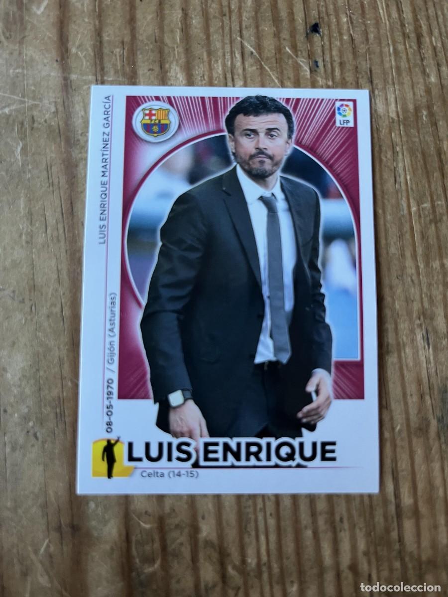 Figurine di Calcio: CROMO SIN PEGAR NUNCA PEGADO ALBUM LIGA ESTE 14 15 2014 2015 BARCELONA # 22 ENTRENADOR LUIS ENRIQUE
