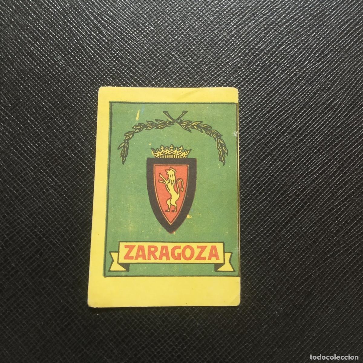 Fu&szlig;ball-Sticker: ESCUDO ZARAGOZA BRUGUERA 1950 1951 CROMO FUTBOL 50 51 LIGA - DESPEGADO - A104 PG91