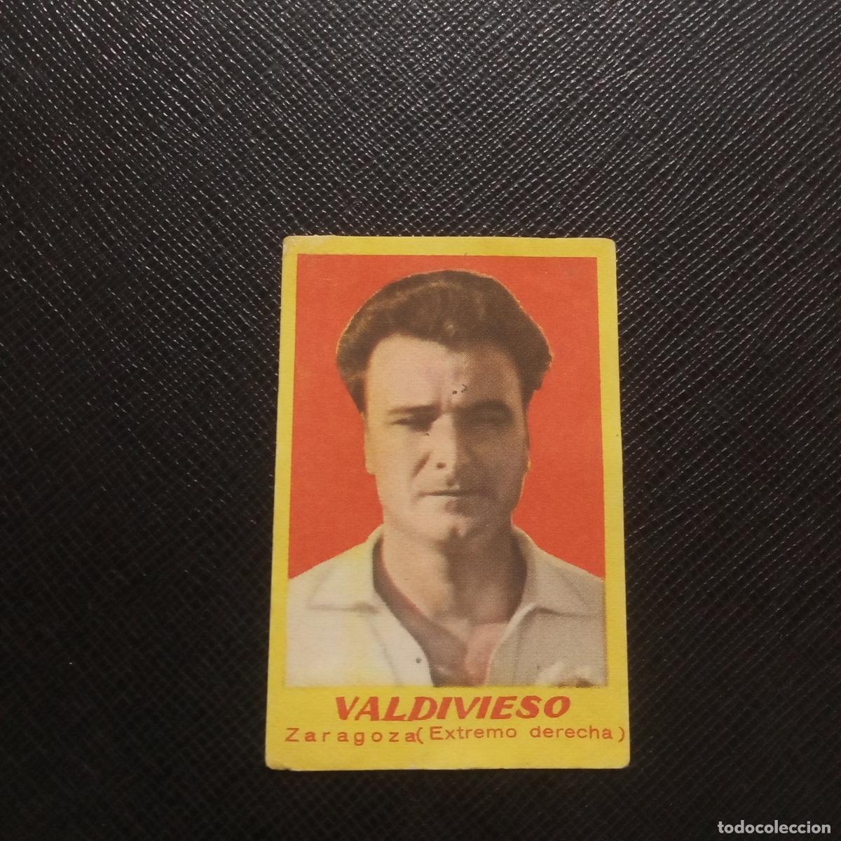 Cromos de F&uacute;tbol: VALDIVIESO ZARAGOZA BRUGUERA 1950 1951 CROMO FUTBOL 50 51 LIGA - DESPEGADO - A104 PG91