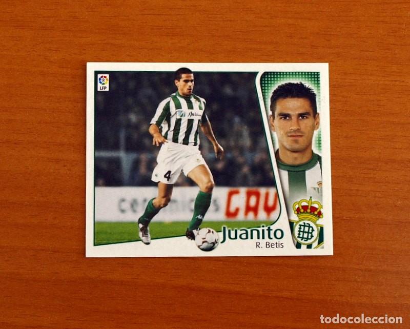 Cromos de F&uacute;tbol: Real Betis - Juanito - Ediciones Este Liga 2004-2005, 04-05 - Nunca Pegado