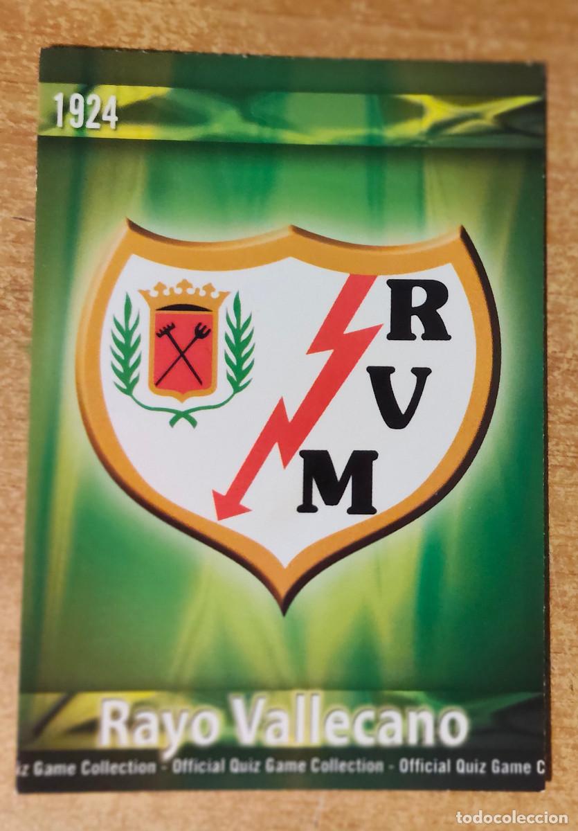 Cromos de F&uacute;tbol: 796 ESCUDO BRILLO 2&ordf; DIVISI&Oacute;N / RAYO VALLECANO / QUIZ GAME COLLECTION 2009-2010 09-10 / MUNDICROMO