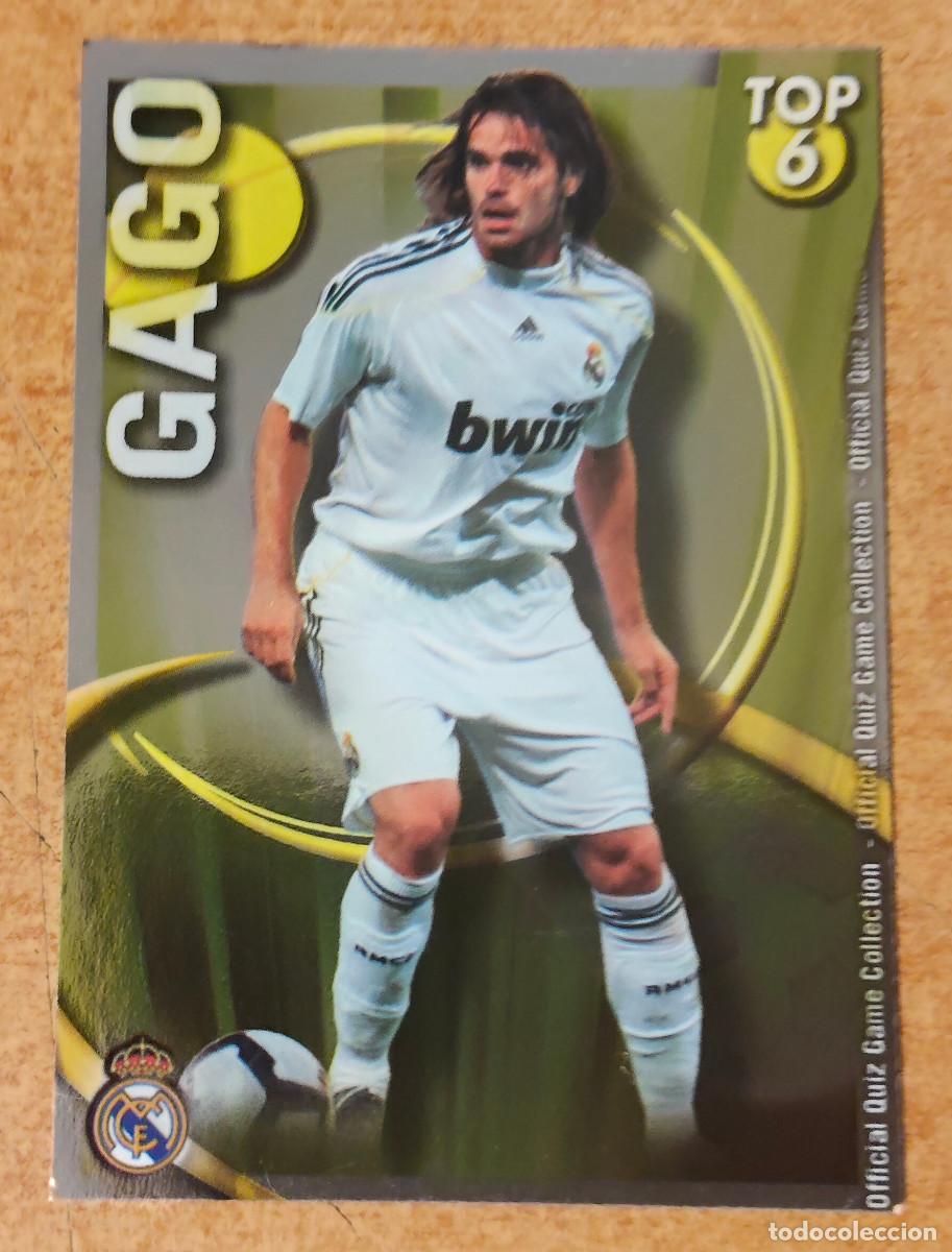 Figurine di Calcio: Cromo ficha card Gago Mundicromo Top 2010 2011 Security muy dif&iacute;cil las fichas de la liga (LISO DORA