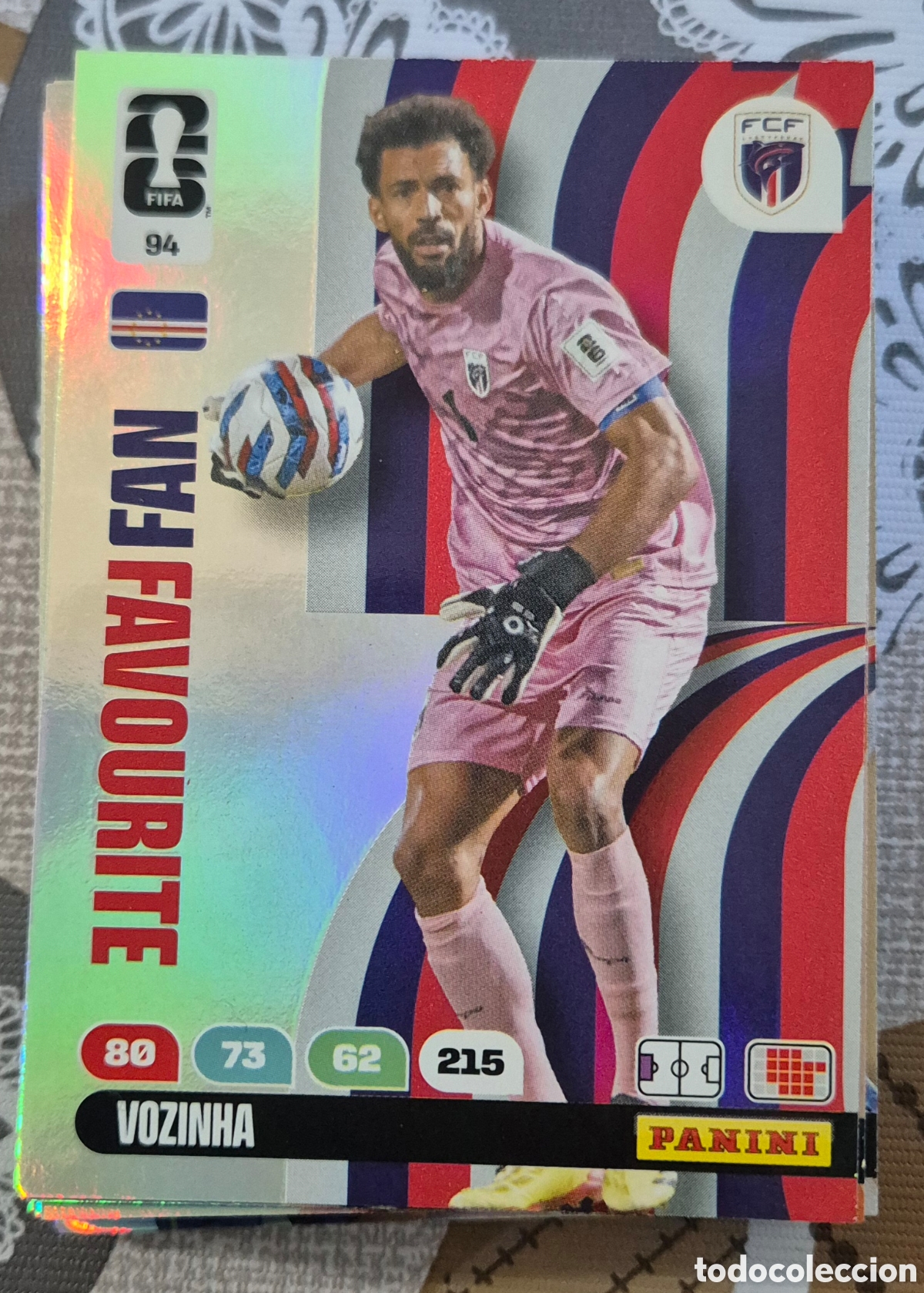 Cromos de F&uacute;tbol: 94 vozinha fan favourite adrenalyn fifa world cup 2026