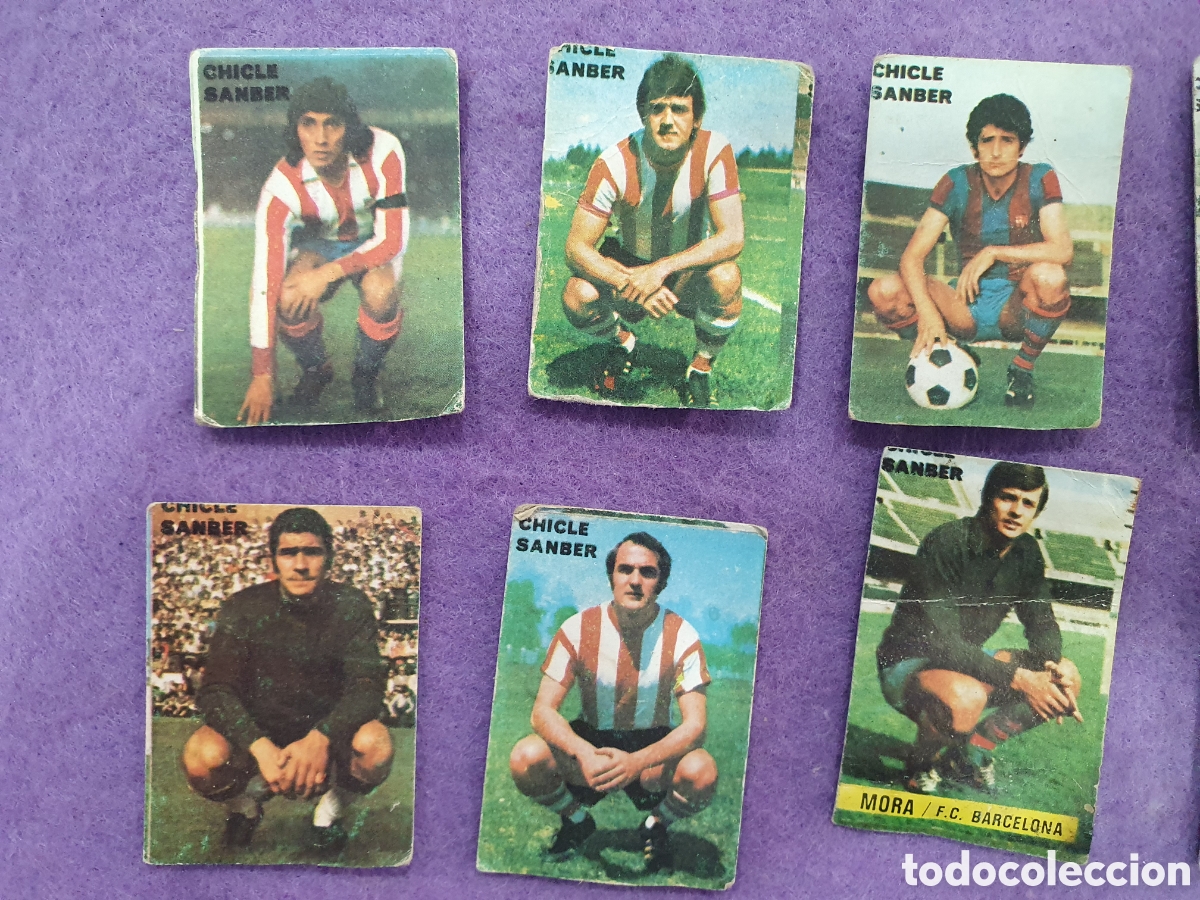 Cromos de f&uacute;tbol: Lote de cromos chicles Sanber. (L57) - Foto 2