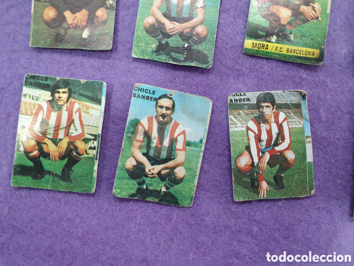 Cromos de f&uacute;tbol: Lote de cromos chicles Sanber. (L57) - Foto 4