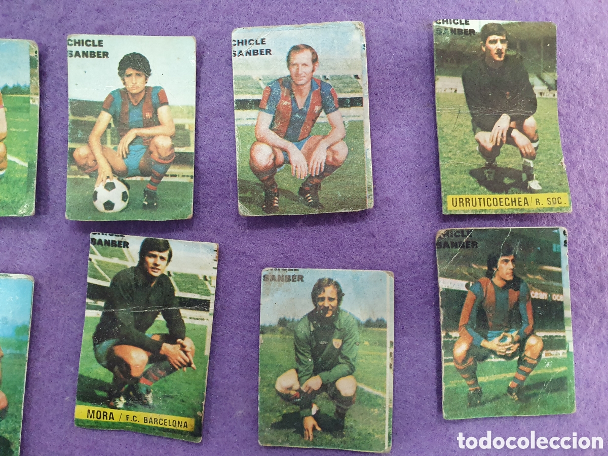Cromos de f&uacute;tbol: Lote de cromos chicles Sanber. (L57) - Foto 6