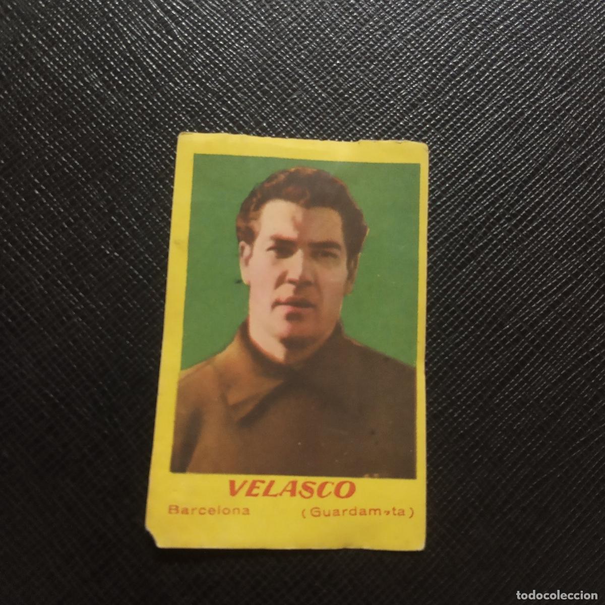 Cromos de F&uacute;tbol: VELASCO BARCELONA BRUGUERA 1950 1951 CROMO FUTBOL 50 51 LIGA - DESPEGADO - A104 PG199