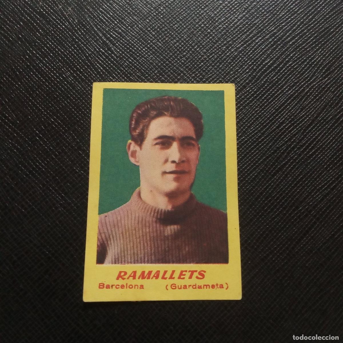 Cromos de Futebol: RAMALLETS BARCELONA BRUGUERA 1950 1951 CROMO FUTBOL 50 51 LIGA - SIN PEGAR - A104 PG208