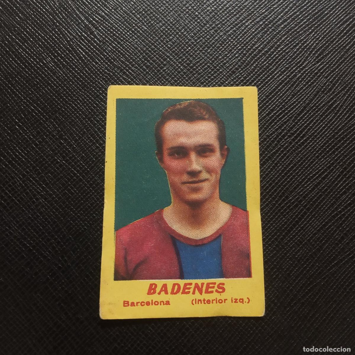 Cromos de F&uacute;tbol: BADENES BARCELONA BRUGUERA 1950 1951 CROMO FUTBOL 50 51 LIGA - SIN PEGAR - A104 PG208