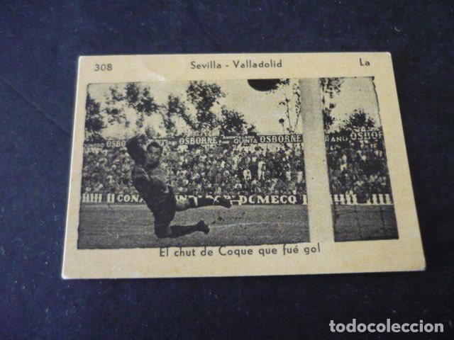 Fu&szlig;ball-Sticker: ANTIGUO CROMO DE FUTBOL PARTIDO SEVILLA VALLADOLID