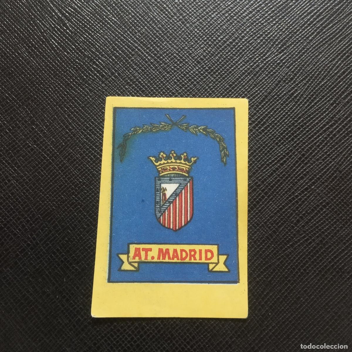 Cromos de F&uacute;tbol: ESCUDO AT MADRID BRUGUERA 1950 1951 CROMO FUTBOL 50 51 LIGA - SIN PEGAR - A104 PG289