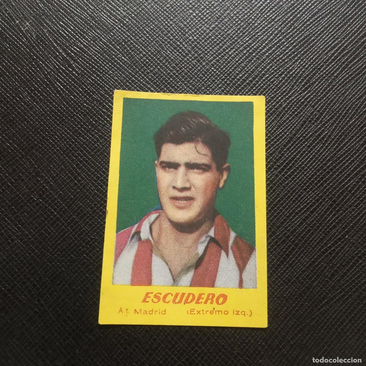 Cromos de F&uacute;tbol: ESCUDERO AT MADRID BRUGUERA 1950 1951 CROMO FUTBOL 50 51 LIGA - SIN PEGAR - A104 PG298
