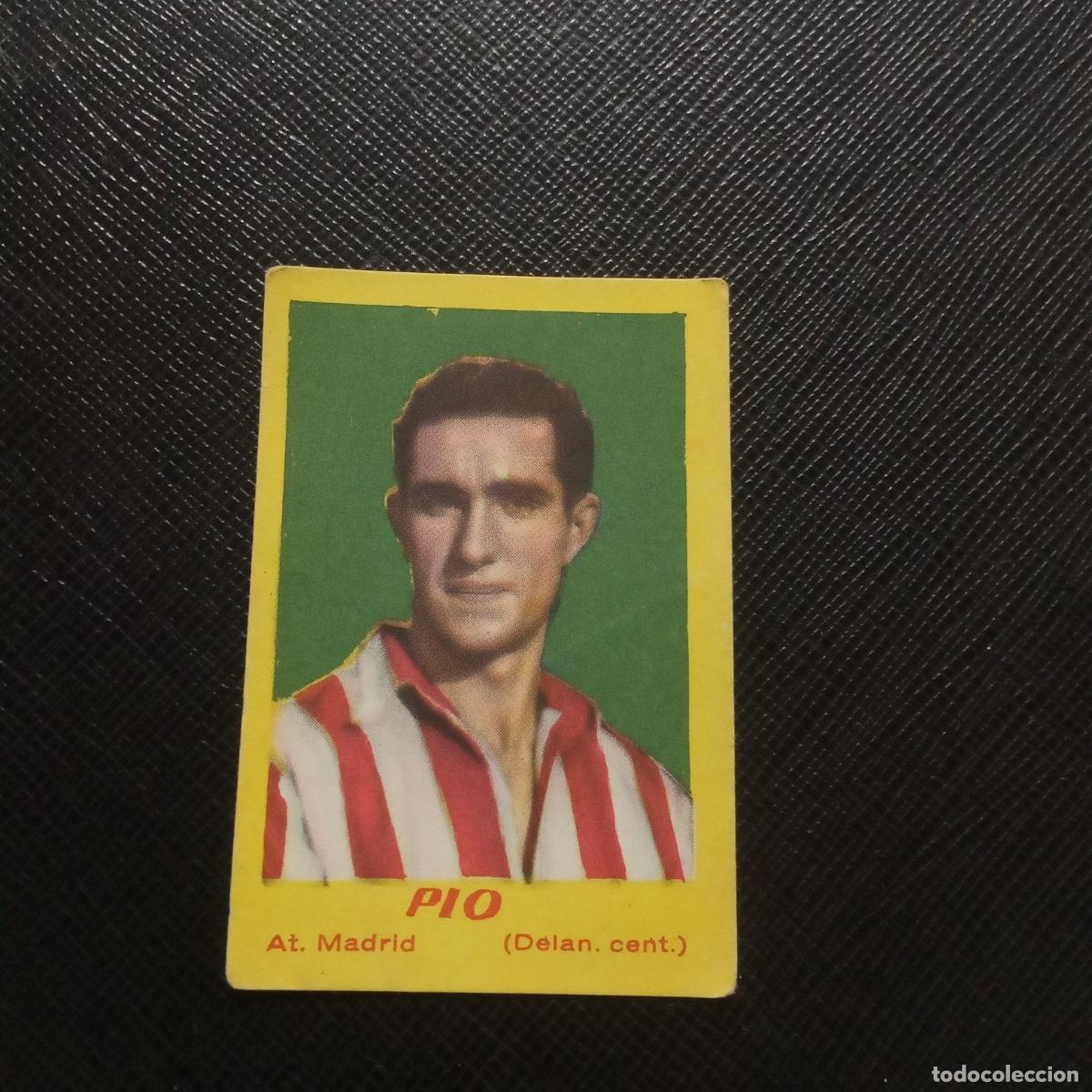 Cromos de F&uacute;tbol: PIO AT MADRID BRUGUERA 1950 1951 CROMO FUTBOL 50 51 LIGA - SIN PEGAR - A104 PG307