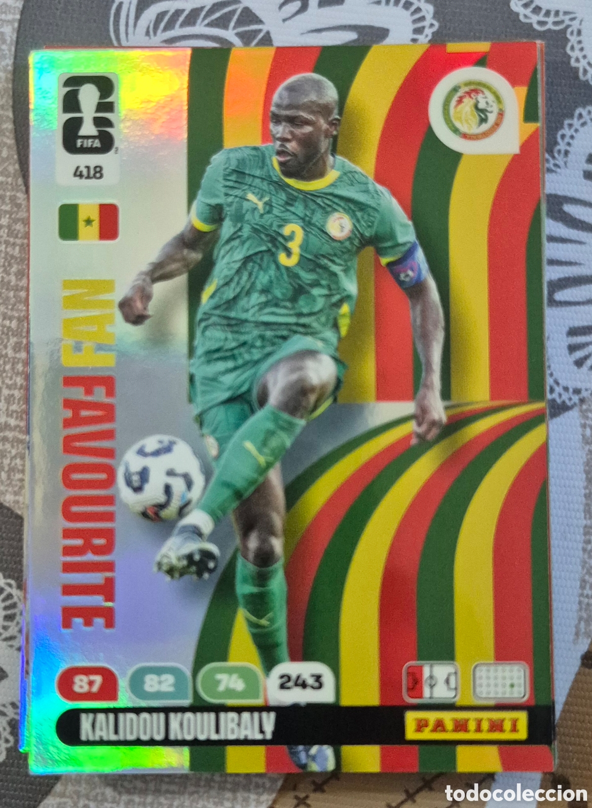 Cromos de F&uacute;tbol: 418 koulibaly fan favourite adrenalyn fifa world cup 2026