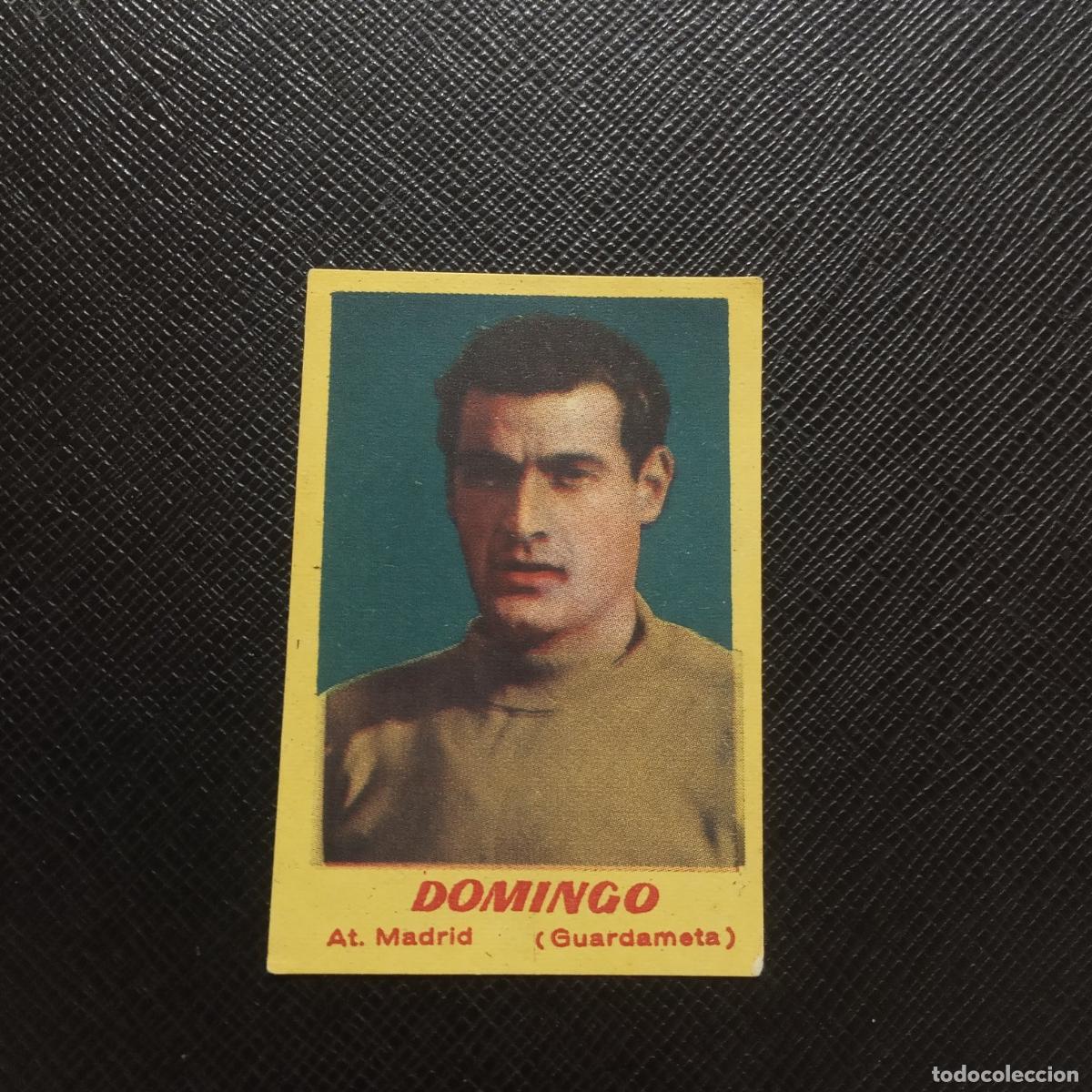 Cromos de F&uacute;tbol: DOMINGO AT MADRID BRUGUERA 1950 1951 CROMO FUTBOL 50 51 LIGA - SIN PEGAR - A104 PG388