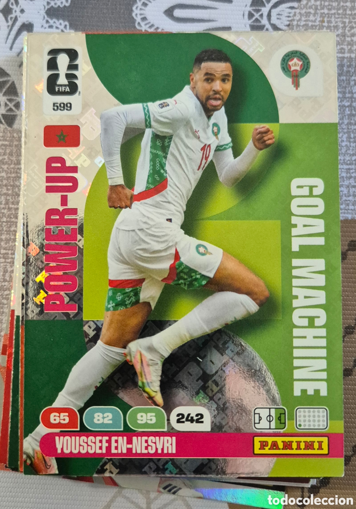 Cromos de F&uacute;tbol: 599 en nesyri power up goal machine adrenalyn fifa world cup 2026