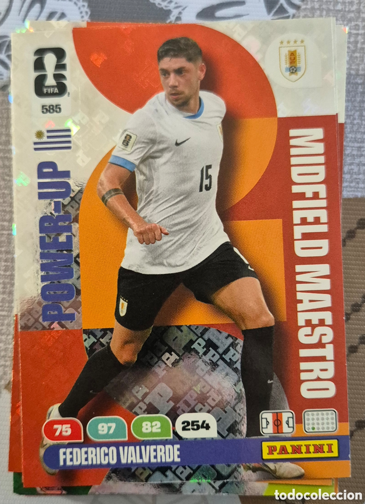 Cromos de F&uacute;tbol: 585 valverde Uruguay midfield maestro adrenalyn fifa world cup 2026
