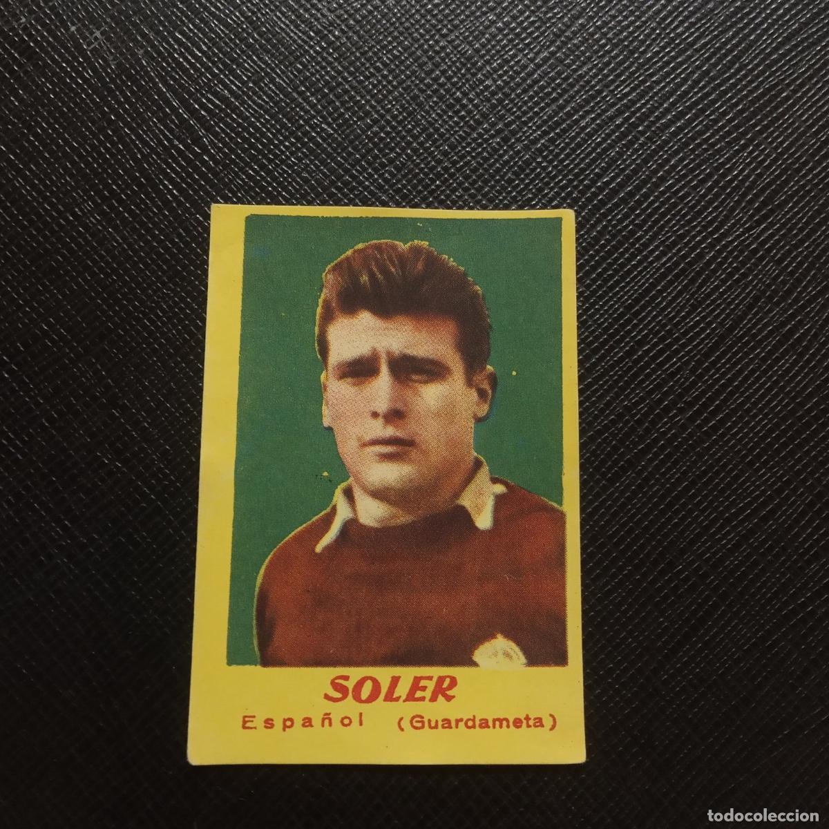 Figurine di Calcio: SOLER ESPA&Ntilde;OL BRUGUERA 1950 1951 CROMO FUTBOL 50 51 LIGA - SIN PEGAR - A104 PG442