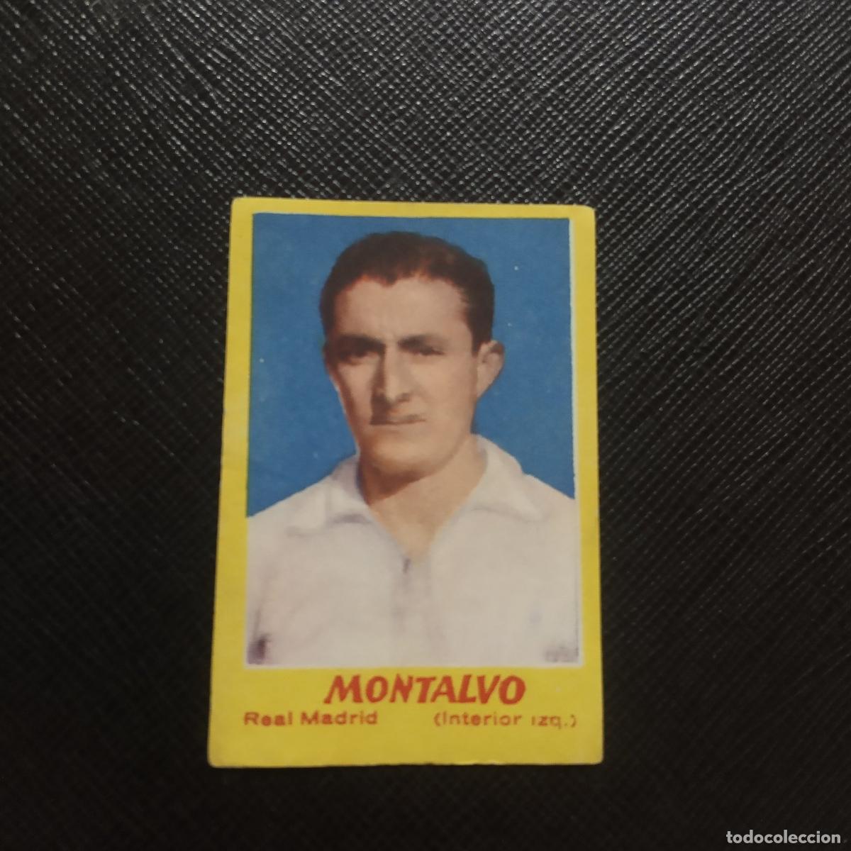 Cromos de F&uacute;tbol: MONTALVO REAL MADRID BRUGUERA 1950 1951 CROMO FUTBOL 50 51 LIGA - SIN PEGAR - A104 PG496