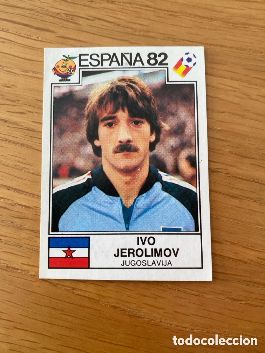 Cromos de F&uacute;tbol: Cromo panini mundial Espa&ntilde;a 82 n&uacute;mero 321 Jerolimov - Sticker album world cup Spain 1982